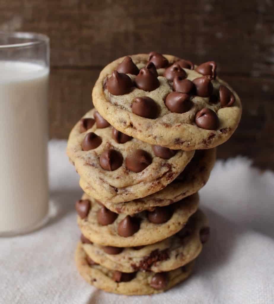 Brownie Brittle Chocolate Chip Cookies