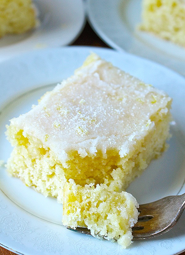 Lemon Buttermilk Sheet Cake 