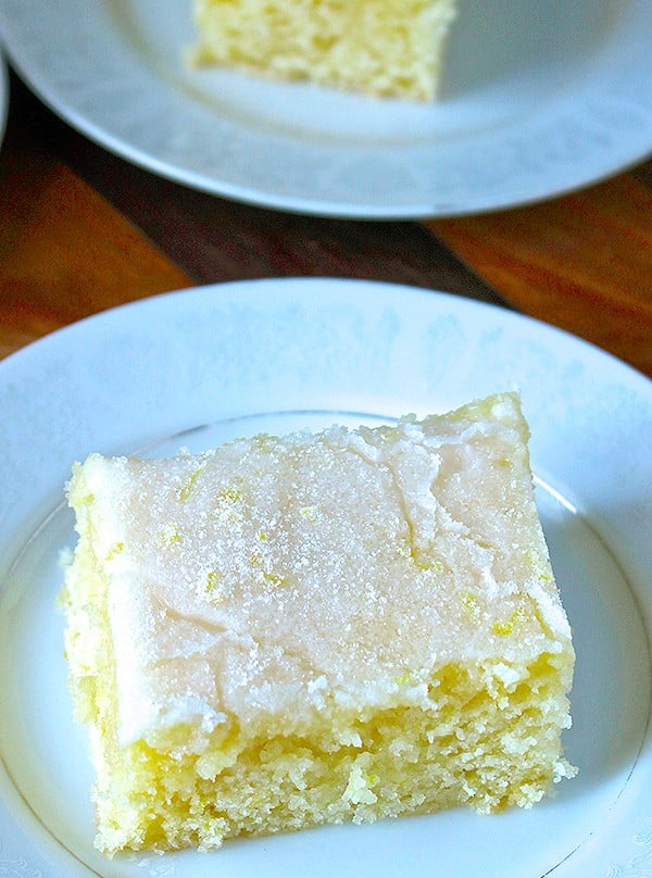 Lemon Buttermilk Sheetcake 