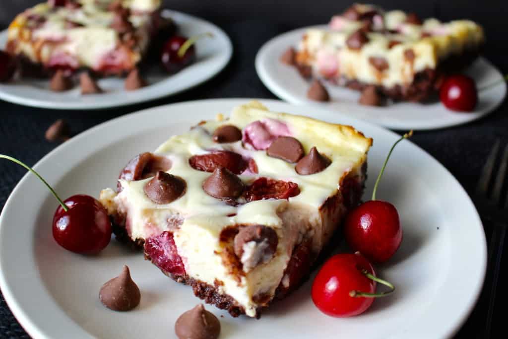 Chocolate Cherry Cheesecake