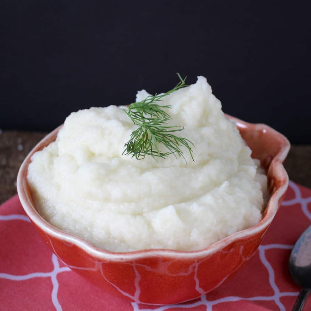 Easy Mashed Cauliflower 