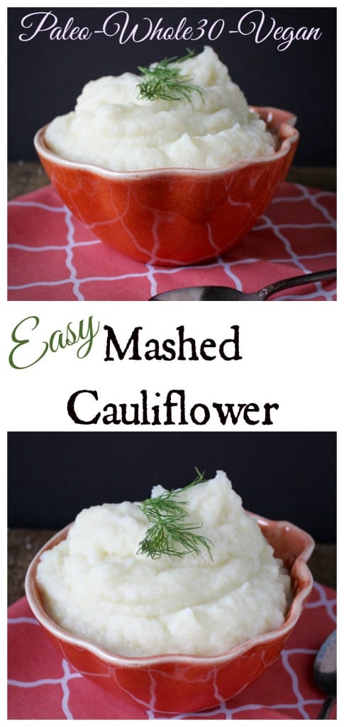 Easy Mashed Cauliflower  