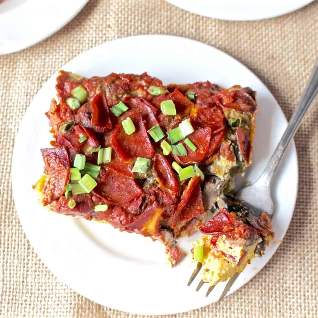 Breakfast Pizza Quiche (paleo)