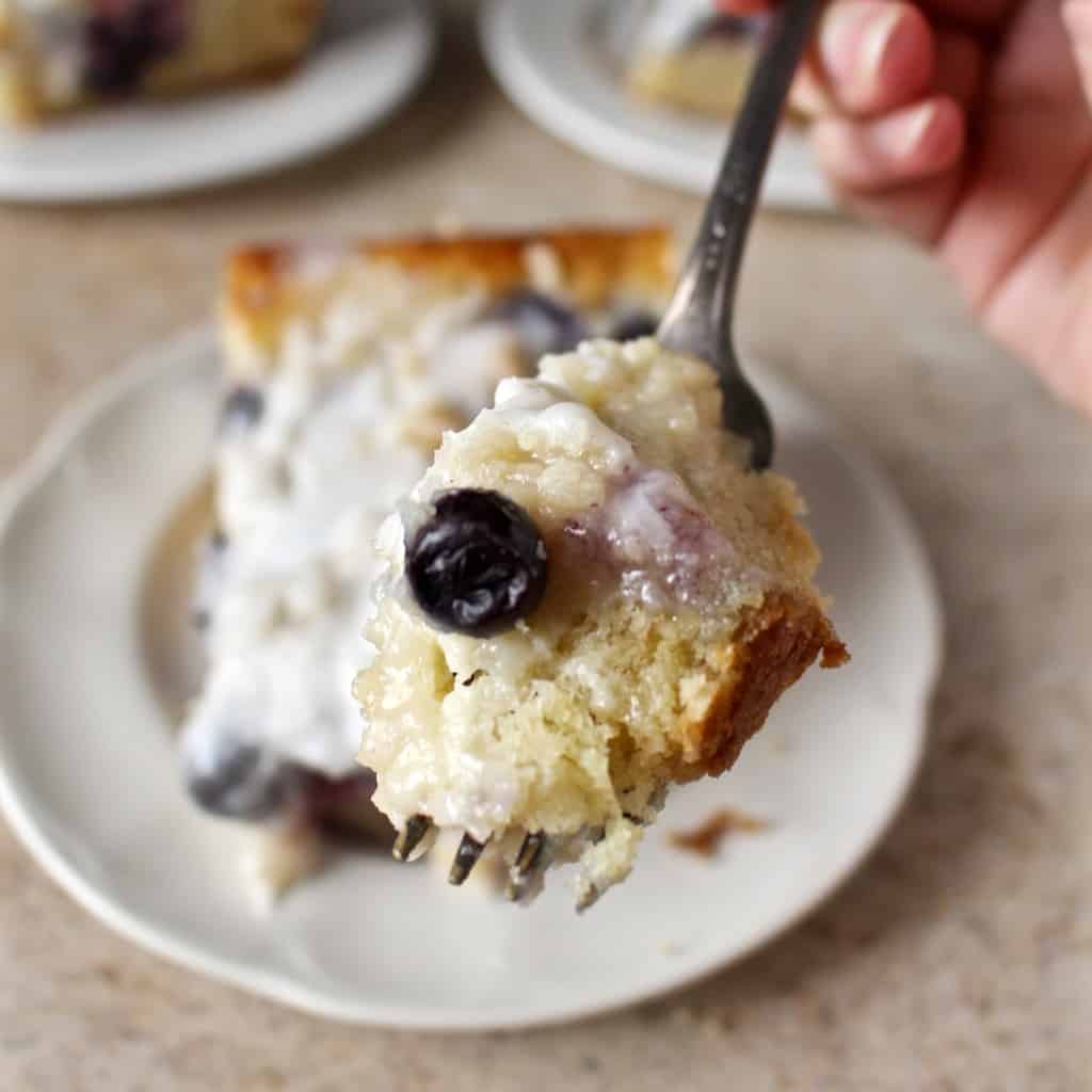 Blueberry Cream Cheese Coffee Cake 