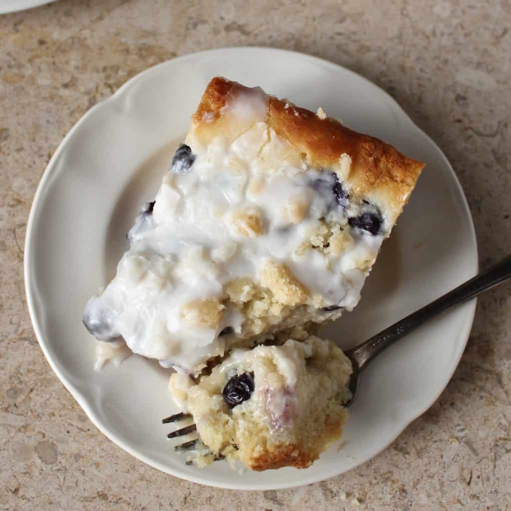 Blueberry Cream Cheese Coffee Cake 