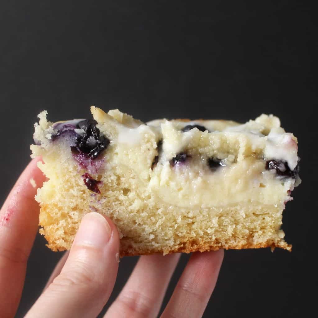 Blueberry Cream Cheese Coffee Cake 