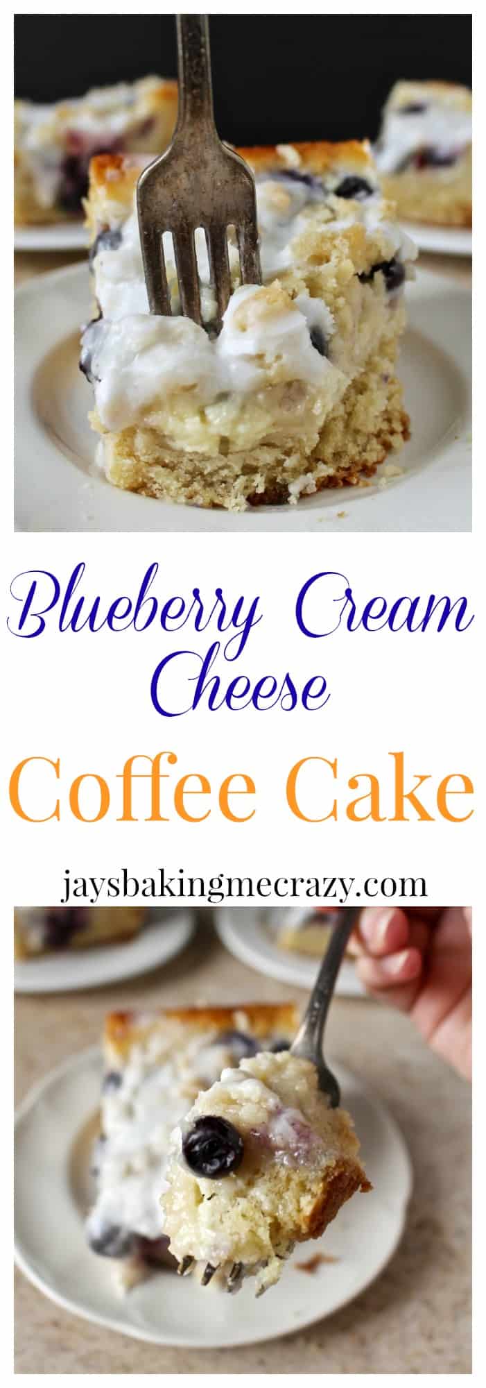 Blueberry Cream Cheese Coffee Cake 