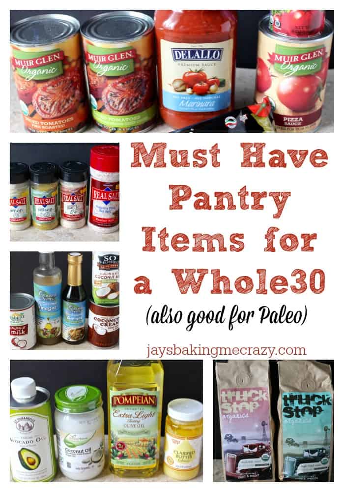 Must Have Pantry Items for a Whole30