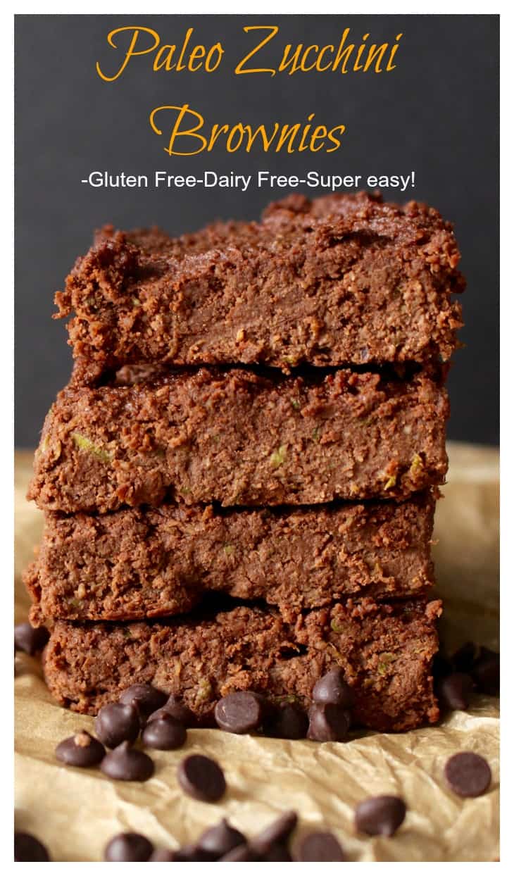 Paleo Zucchini Brownies