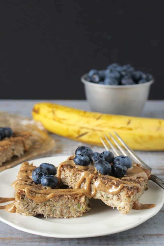 Paleo Banana Breakfast Bars Real Food with Jessica