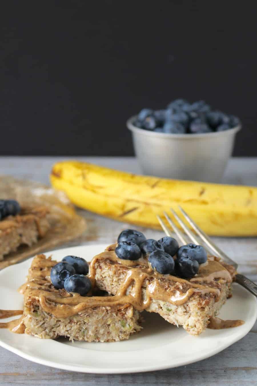Paleo Banana Breakfast Bars Real Food with Jessica