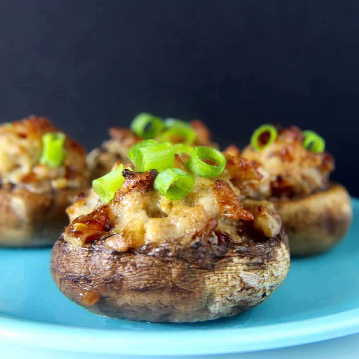 Chipotle Stuffed Mushrooms