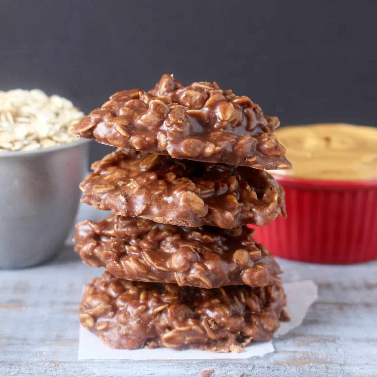 Coconut Oil No-Bake Cookies