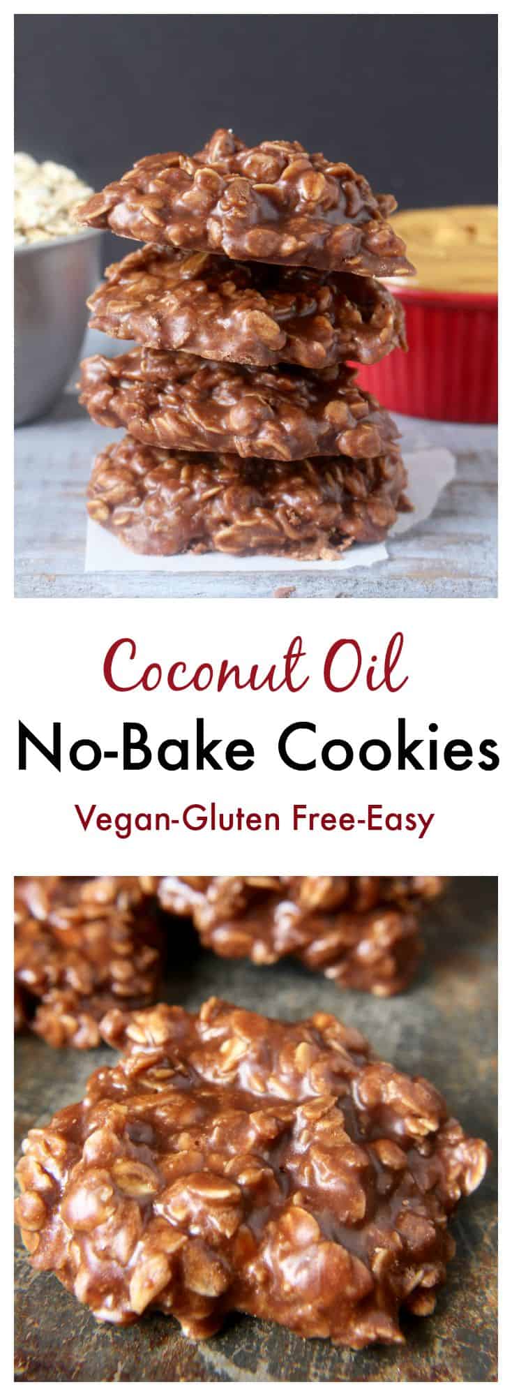 Coconut Oil No-Bake Cookies