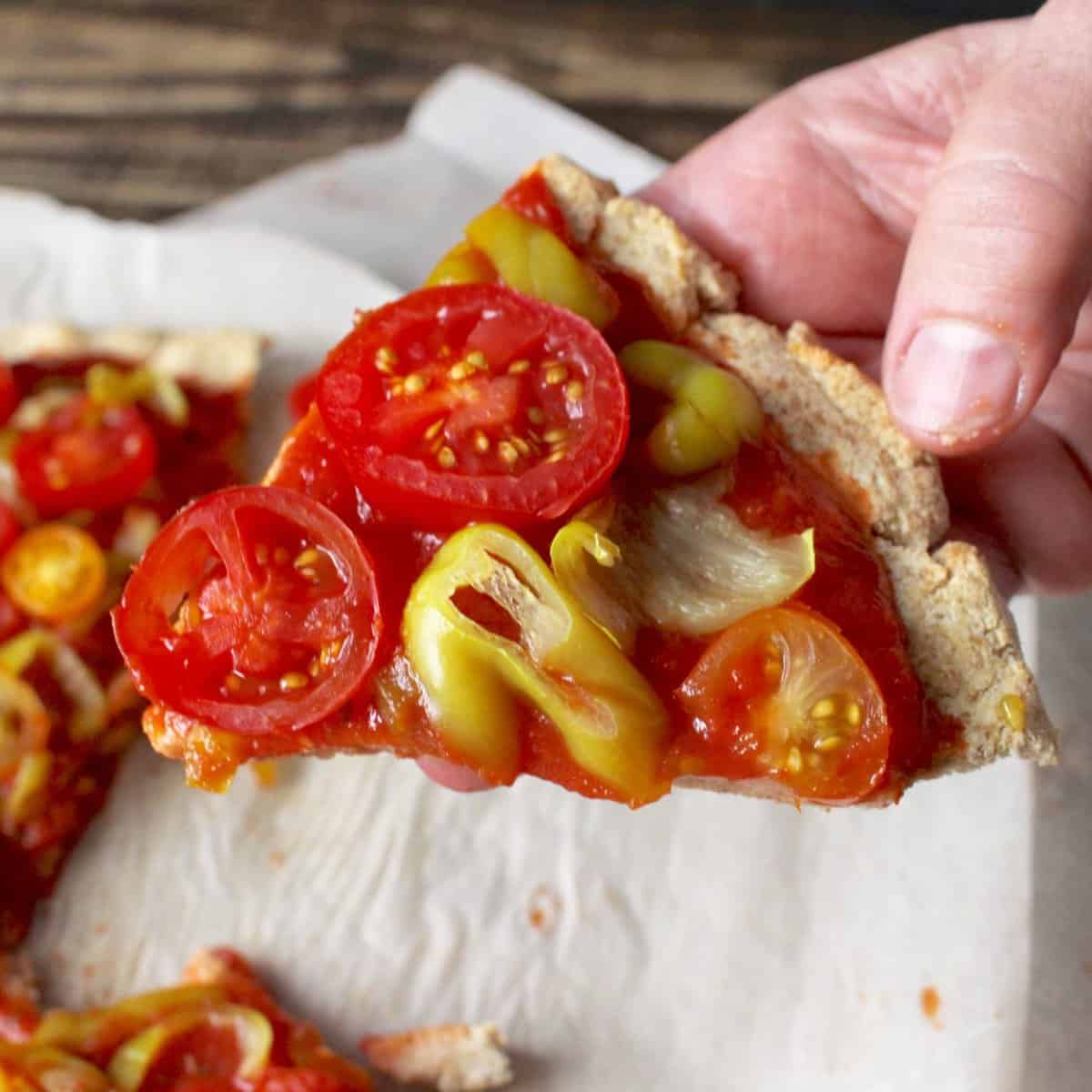 Paleo Coconut Flour Pizza Crust Real Food with Jessica