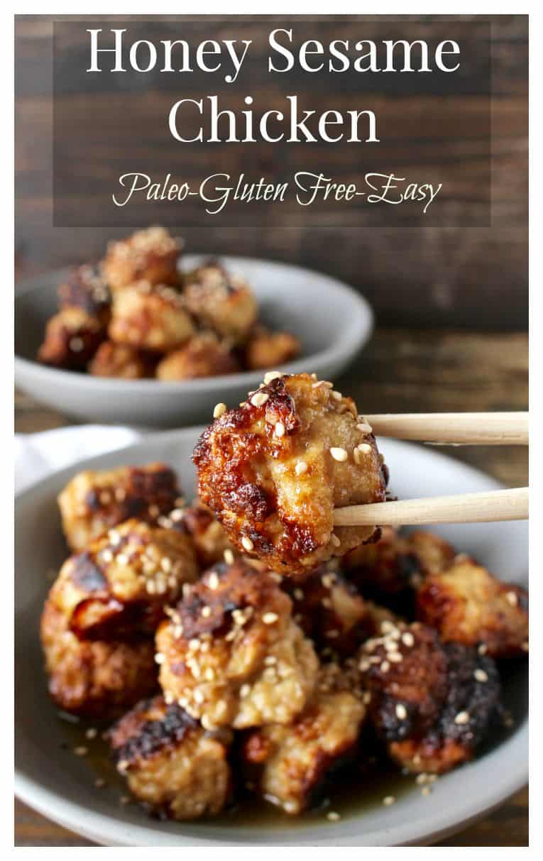 Honey Sesame Chicken (Paleo)