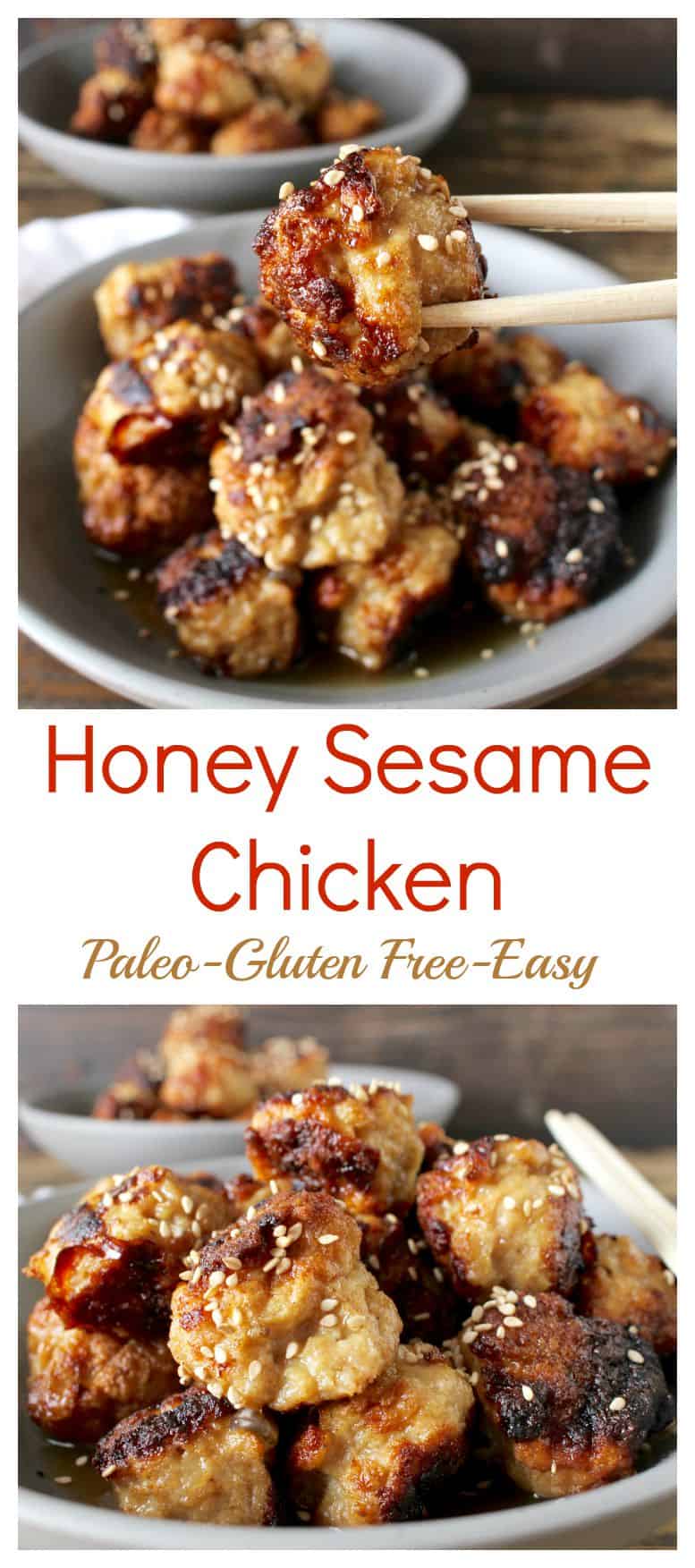 Honey Sesame Chicken (Paleo)