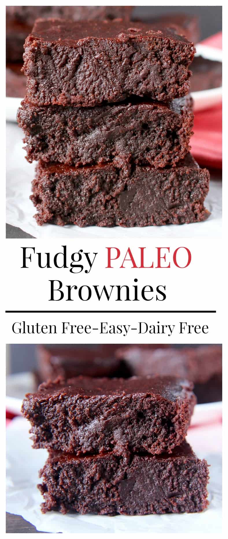 Fudgy Paleo Brownies 