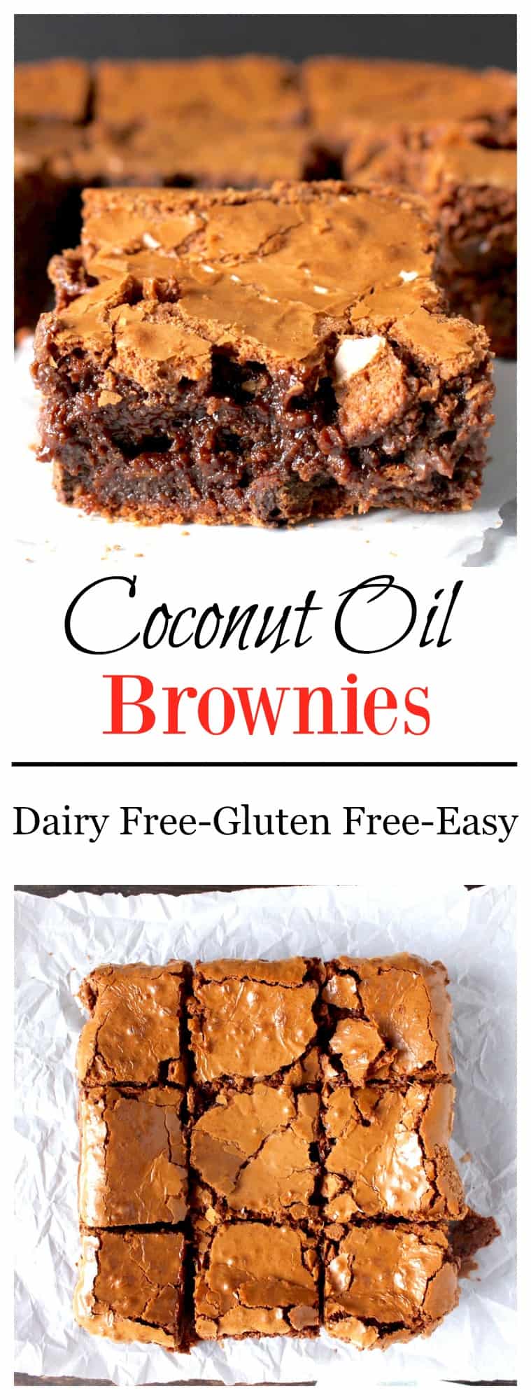 Coconut Oil Brownies 