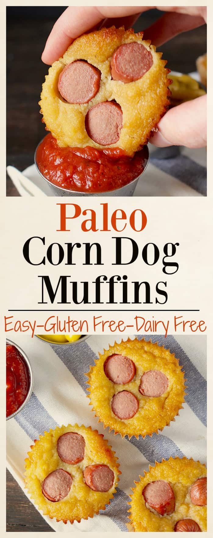 Paleo Corn Dog Muffins 