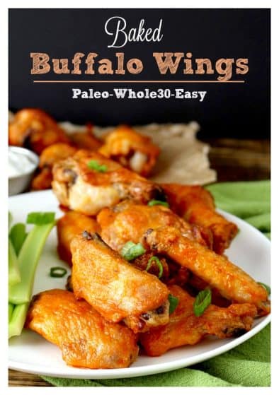 Baked Buffalo Wings - Real Food with Jessica