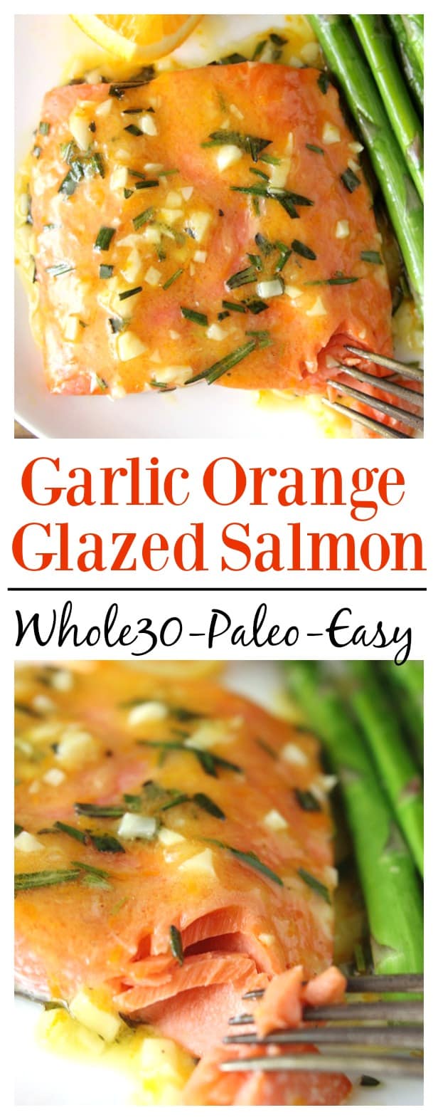 Garlic Orange Glazed Salmon