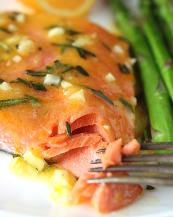 Garlic Orange Glazed Salmon