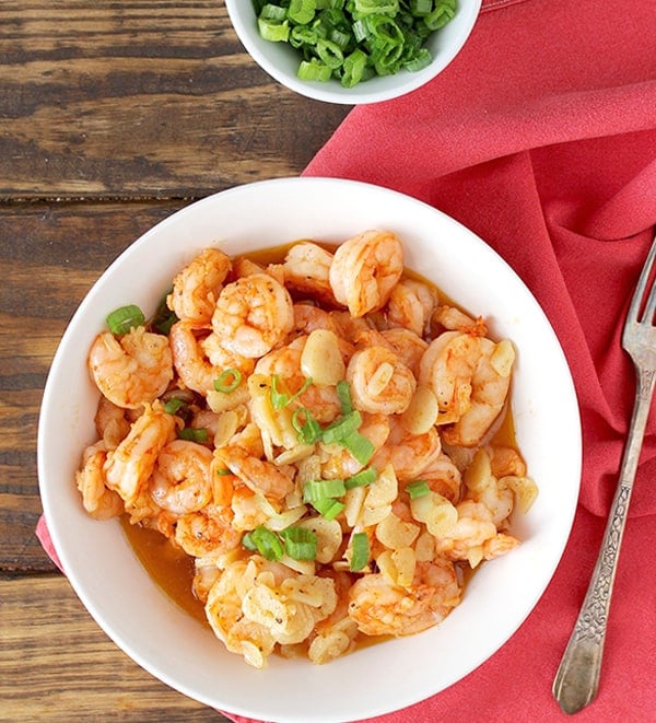 Garlicky Shrimp