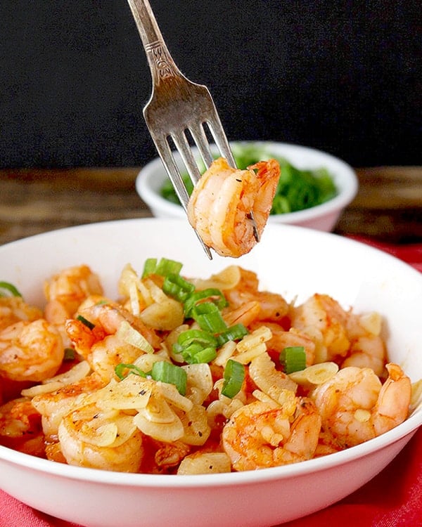 Garlicky Shrimp