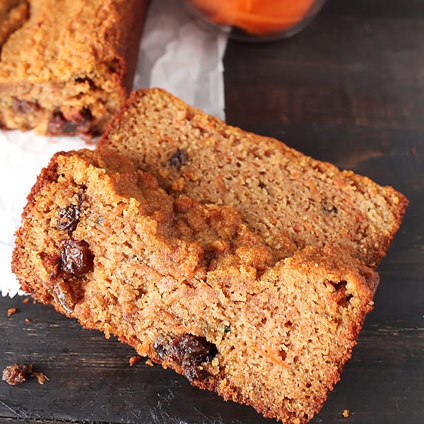 Paleo Carrot Cake Bread