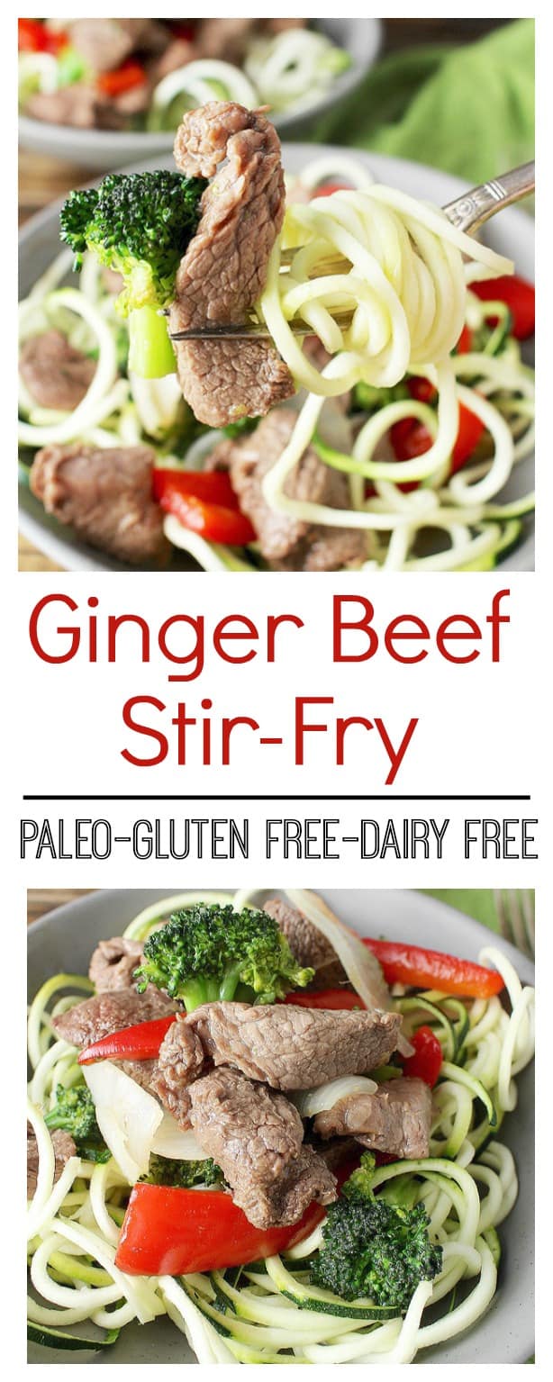 Paleo Ginger Beef Srir-Fry