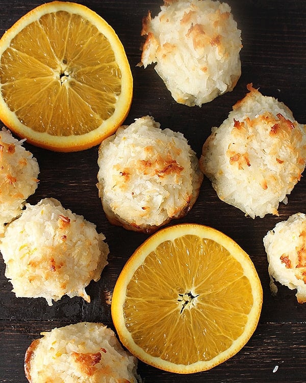 Paleo Creamsicle Macaroons 