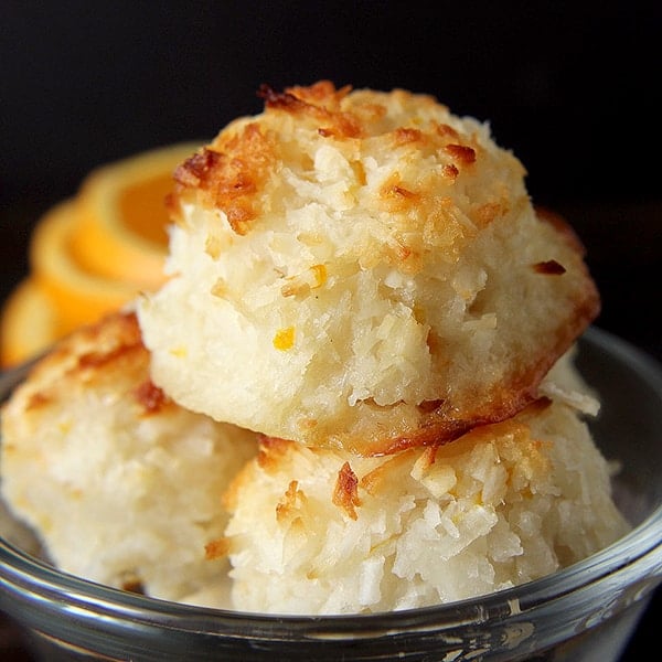 Paleo Creamsicle Macaroons 