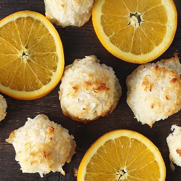 Paleo Creamsicle Macaroons 