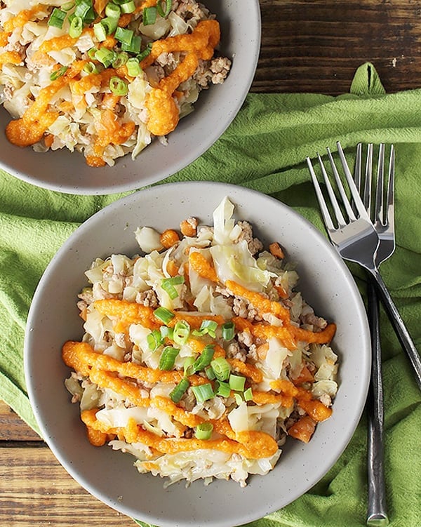 Paleo Egg Roll in a Bowl 