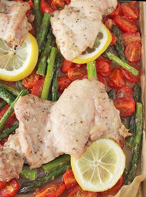 Paleo Whole30 Sheet Pan Chicken