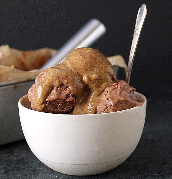 Paleo Chocolate Almond Butter Ice Cream