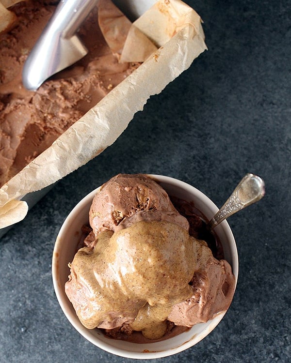 Paleo Chocolate Almond Butter Ice Cream