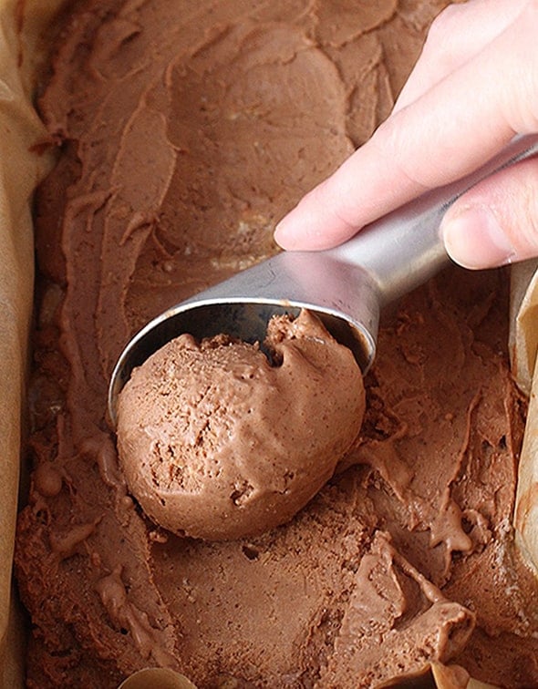 Paleo Chocolate Almond Butter Ice Cream