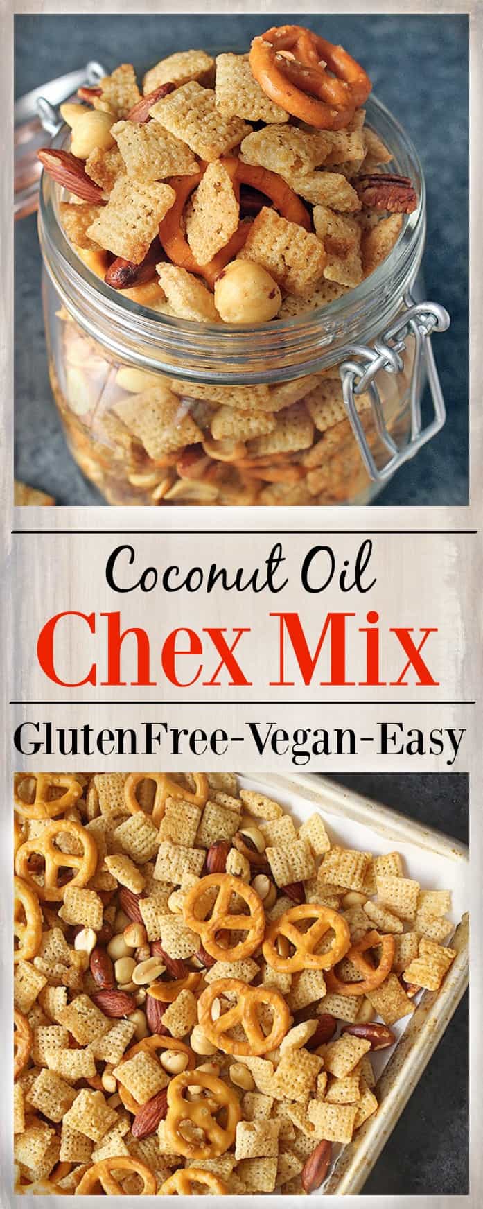 Coconut Oil Chex Mix