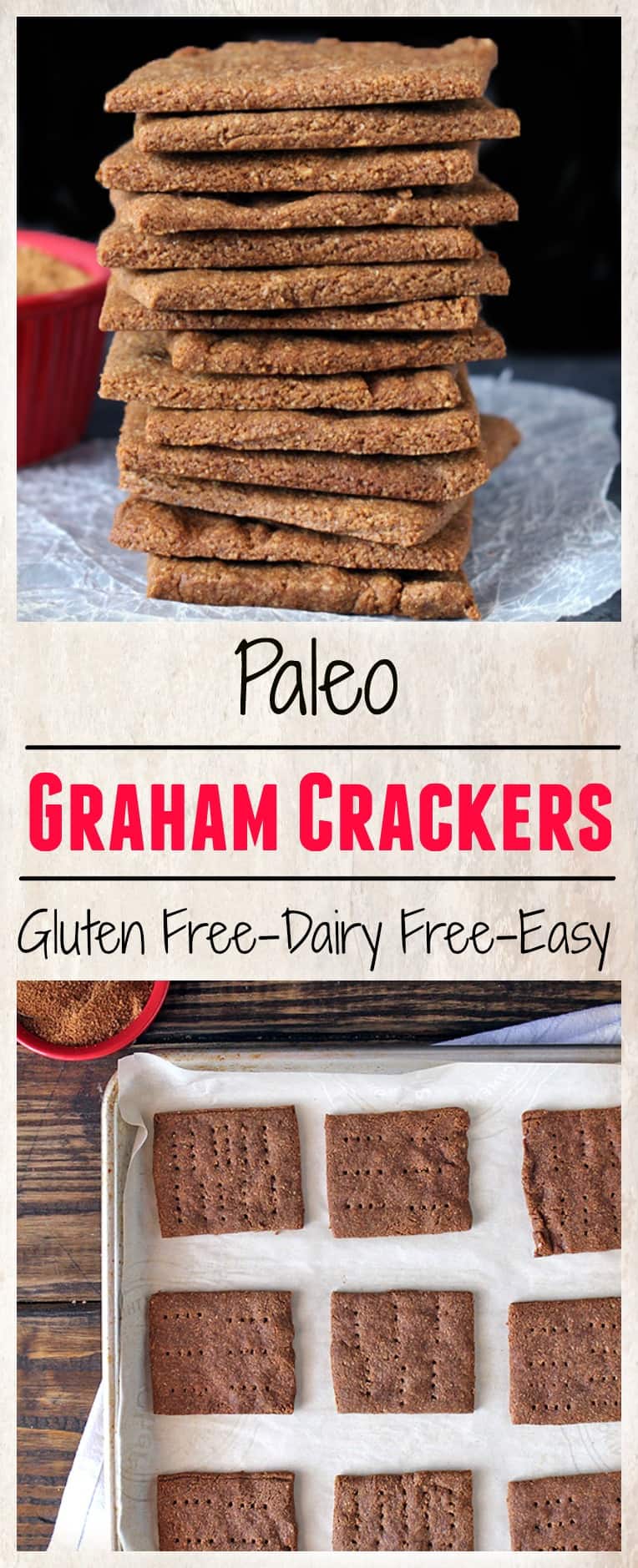 Paleo Graham Crackers 