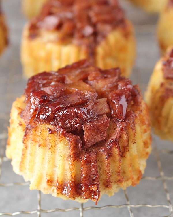 Paleo Apple Cinnamon Upside Down Muffins