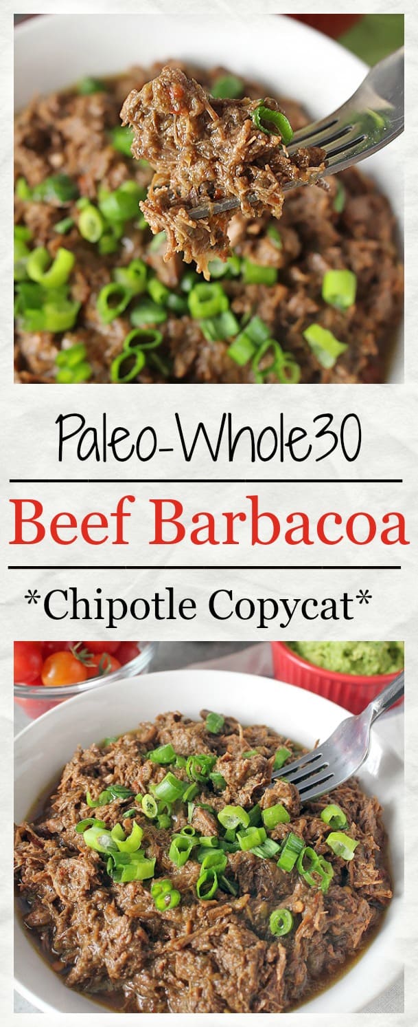 Paleo Beef Barbacoa (Chipotle Copycat) 