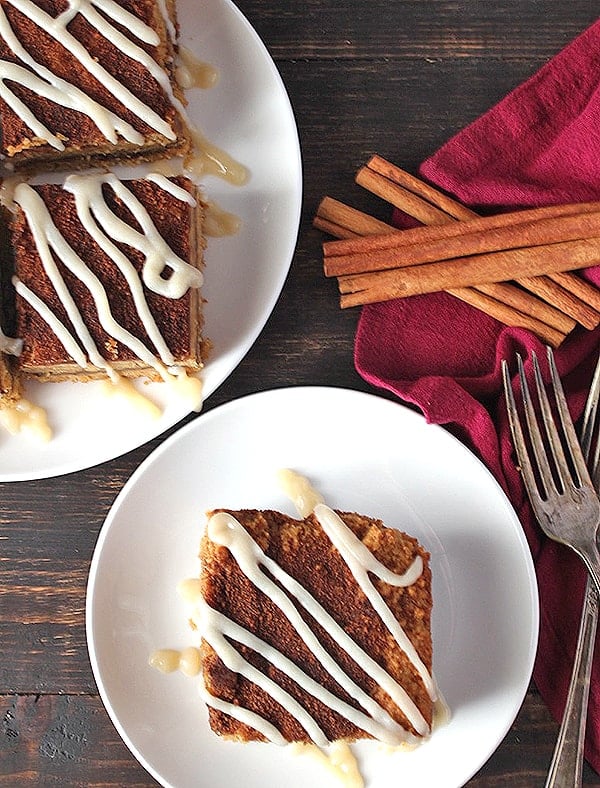 Paleo Cinnamon Roll Coffee Cake 