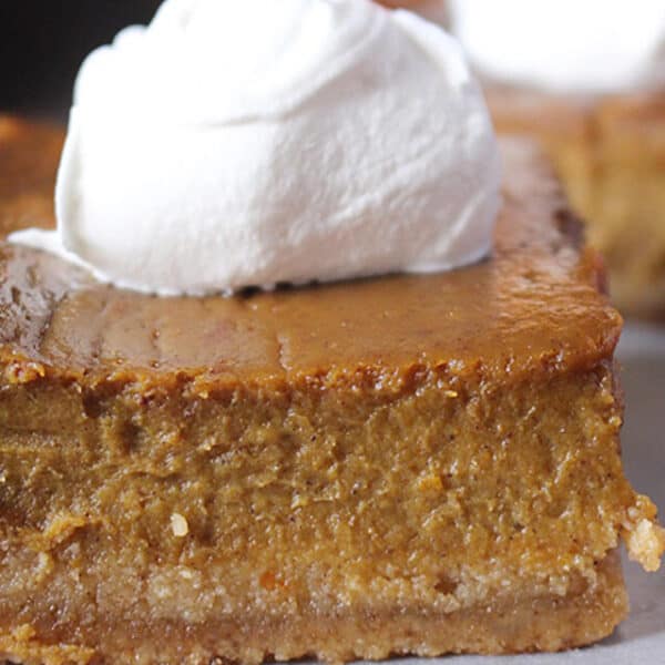 Paleo Pumpkin Pie Bars