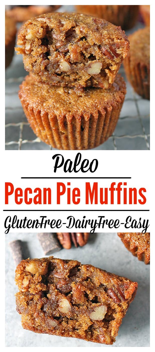 Paleo Pecan Pie Muffins