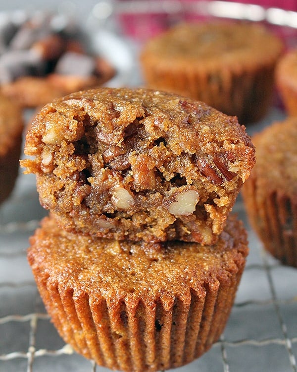 Paleo Pecan Pie Muffins 