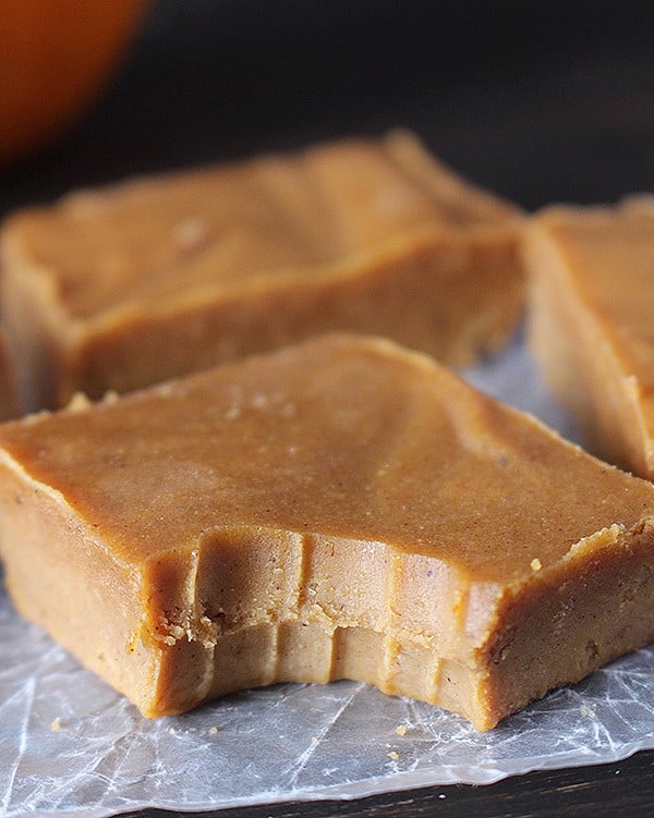 Easy Paleo Pumpkin Fudge