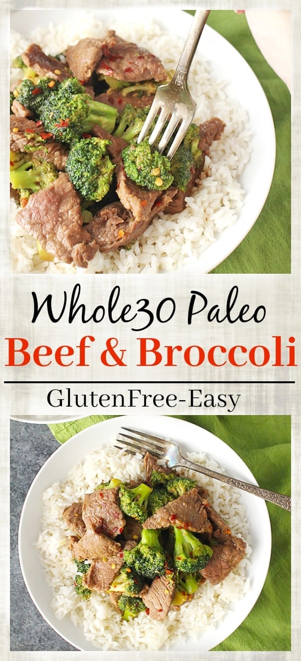 Paleo Whole30 Beef and Broccoli
