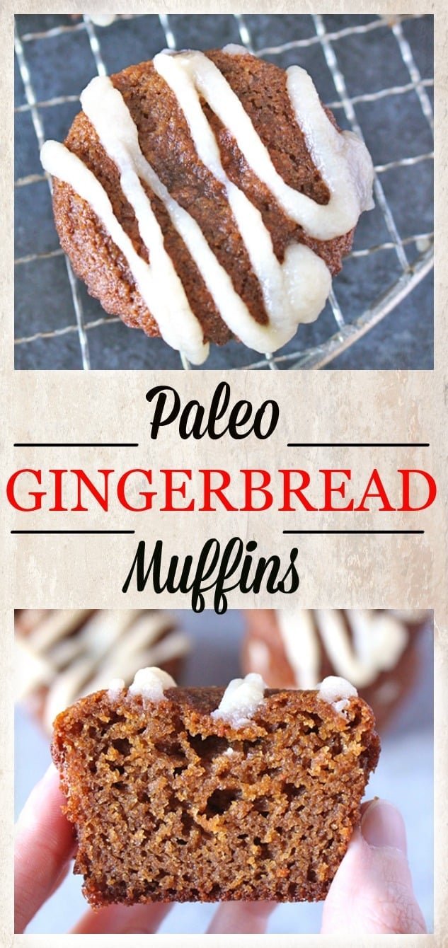 Paleo Gingerbread Muffins